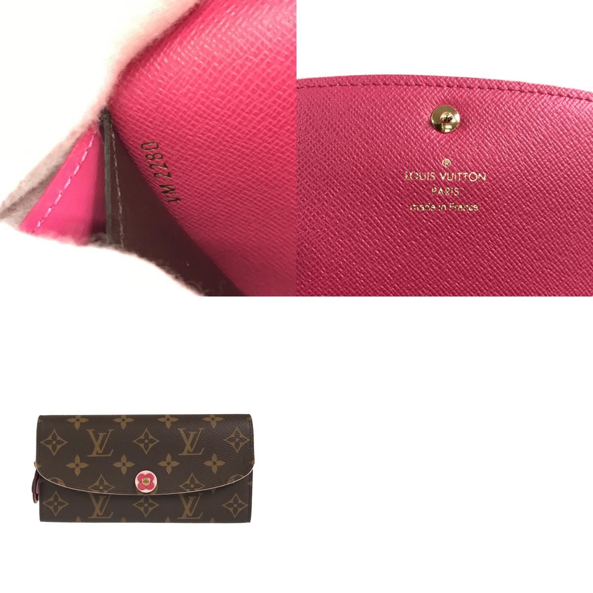ルイ・ヴィトン LOUIS VUITTON モノグラム フラワー ポルトフォイユ 