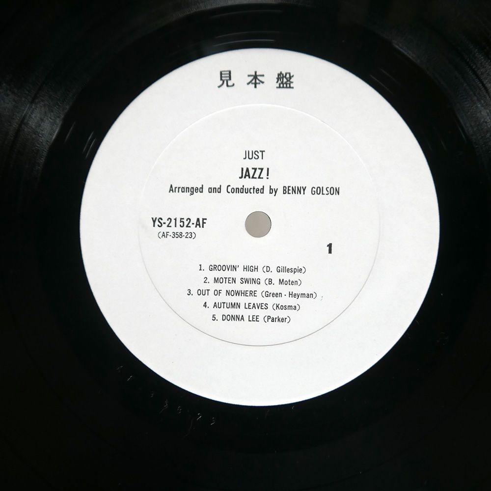 見本盤 国内盤 VA/ARRANGED AND CONDUCTED BY BENNY GOLSON