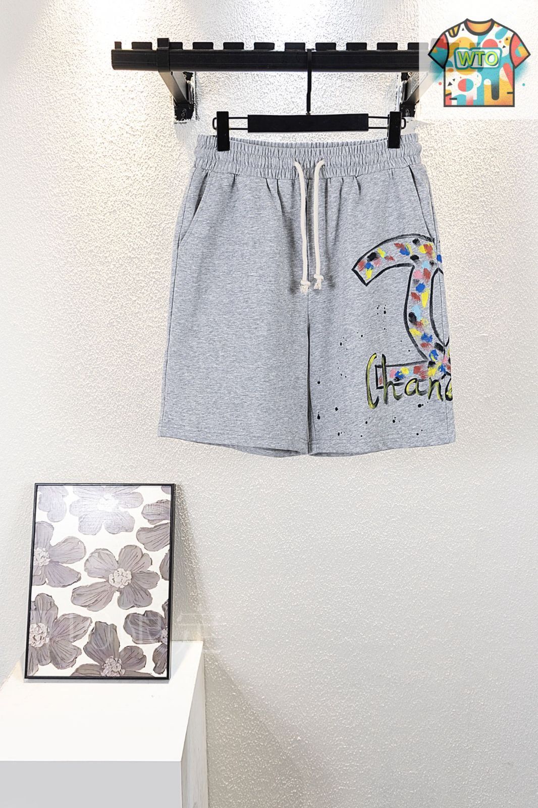 【最新作♡2025SS】CHANEL ショートパンツ 色合いが可愛い ショート パンツ - カシミヤ、ライトグリーン & ピンク