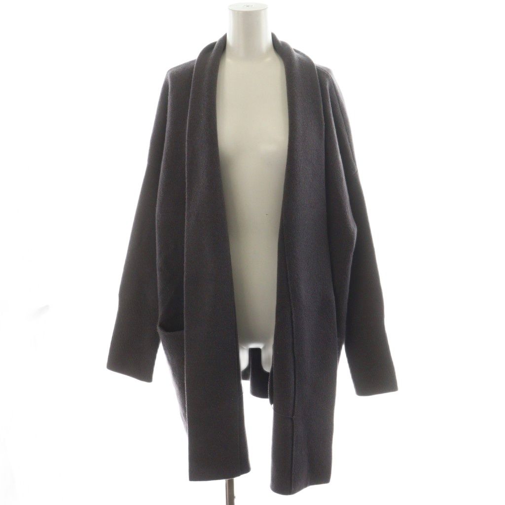 【IENA】イエナ カシミヤ混 ロングニットガウンコート コーディガン F 中古・古着通販】IENA (イエナ) カシミヤ混ニットガウンコート