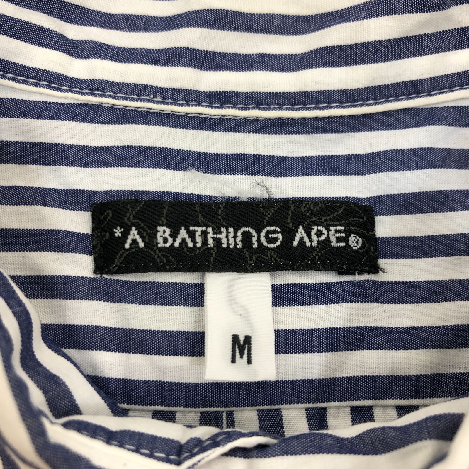 A BATHING APE☆ワンストライプ 半袖 Tシャツ A Bathing Ape エイプ ピンク ストライプ シャツ 半袖 - メルカリ
