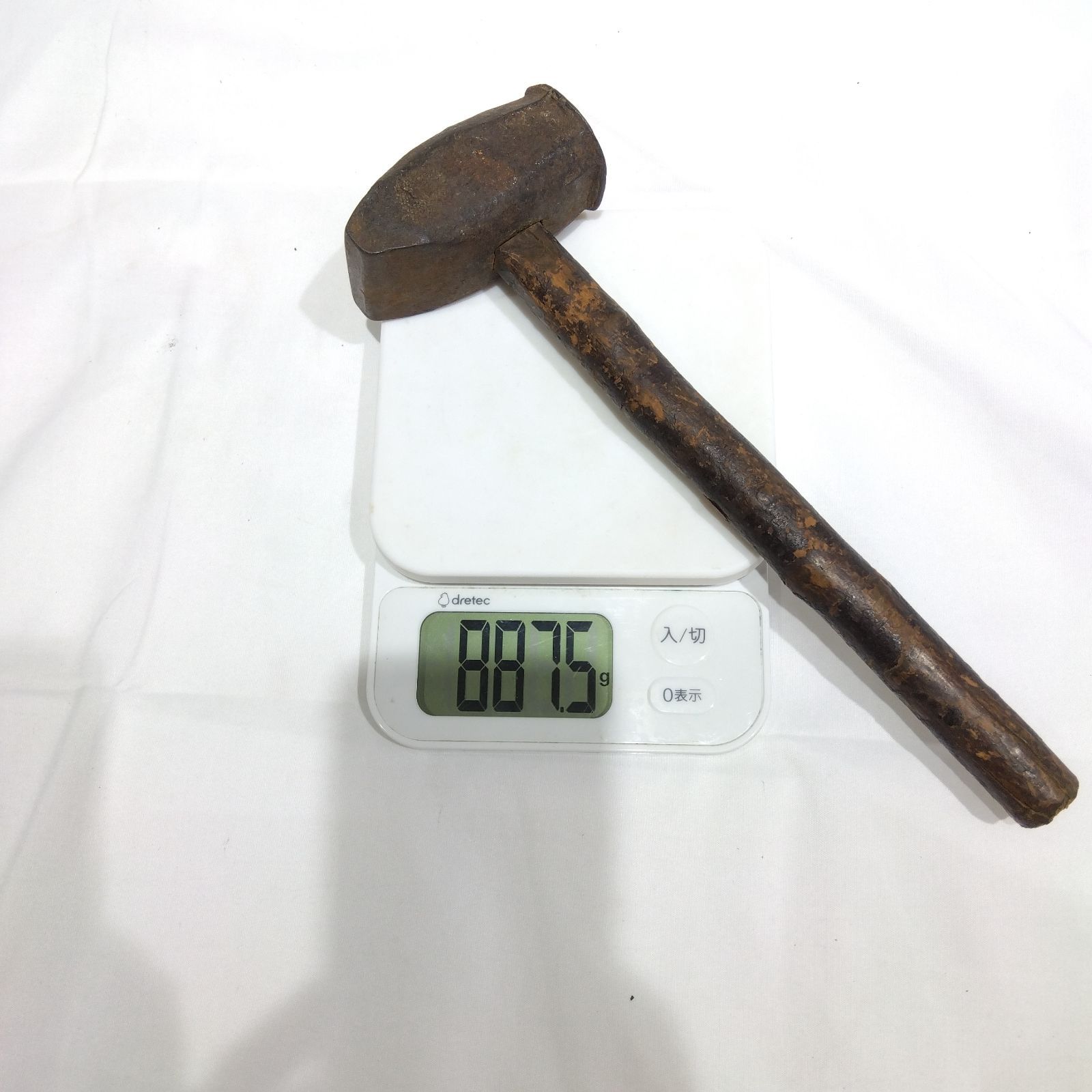アンティーク 金槌 鉄槌 玄翁 大工道具 鍛冶道具 和式 古道具 サビ味