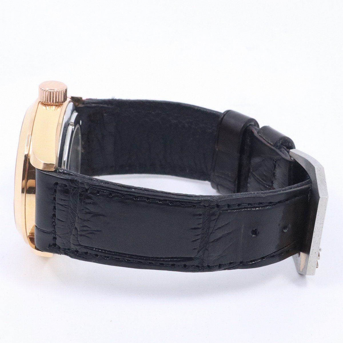 ヴァティックス メンズ腕時計 ＳＳ／革 黒 デイデイト パワーリザーブ　 ダイヤ入り　0211900182 ヴァティックス VARTIX WA1VN デイデイト パワーリザーブ 自動巻き