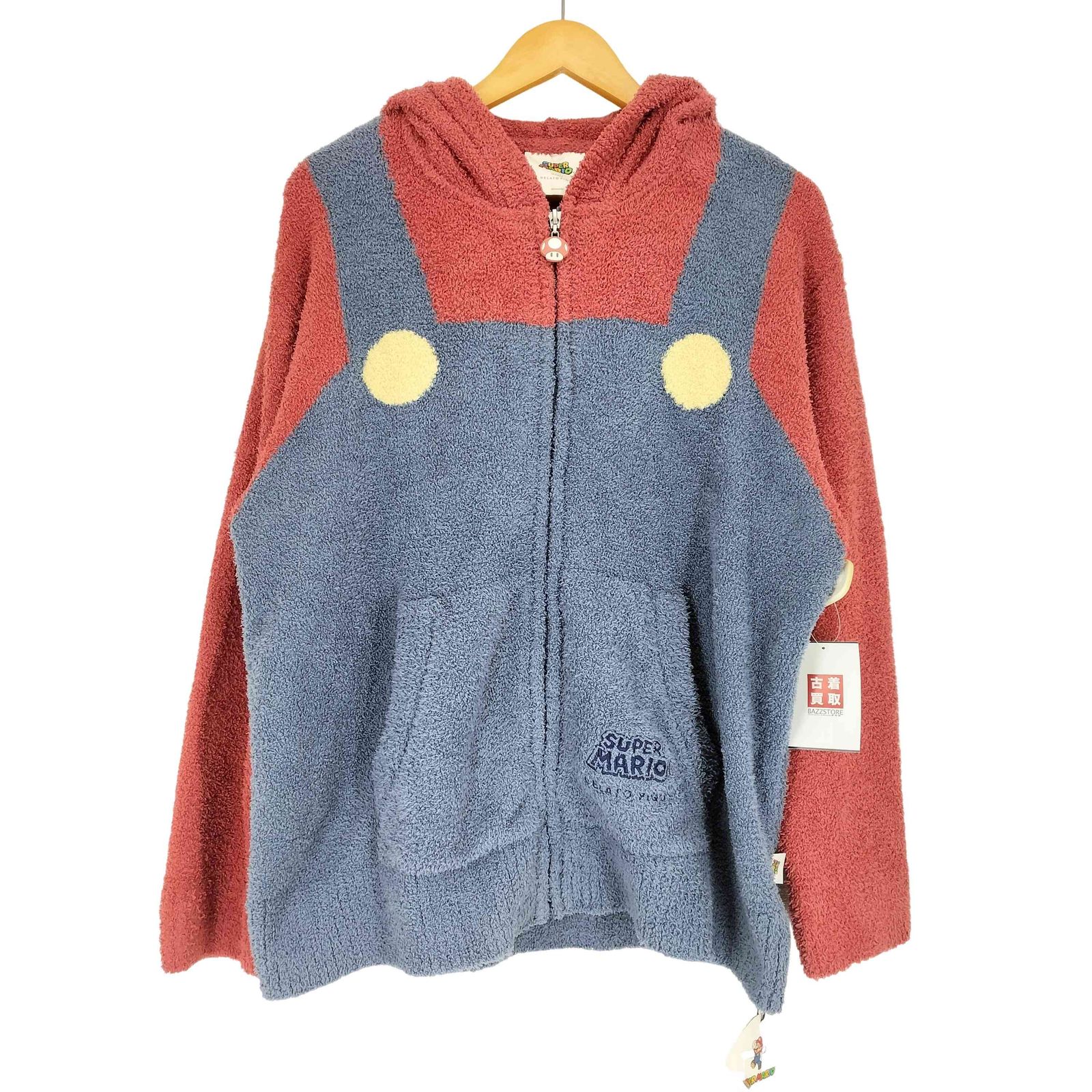 gelato pique(ジェラートピケ) キャラクターモチーフジップアップパーカー レディース JPN： 中古 古着 0942 ジェラートピケ gelato pique キャラクターモチーフジップアップ