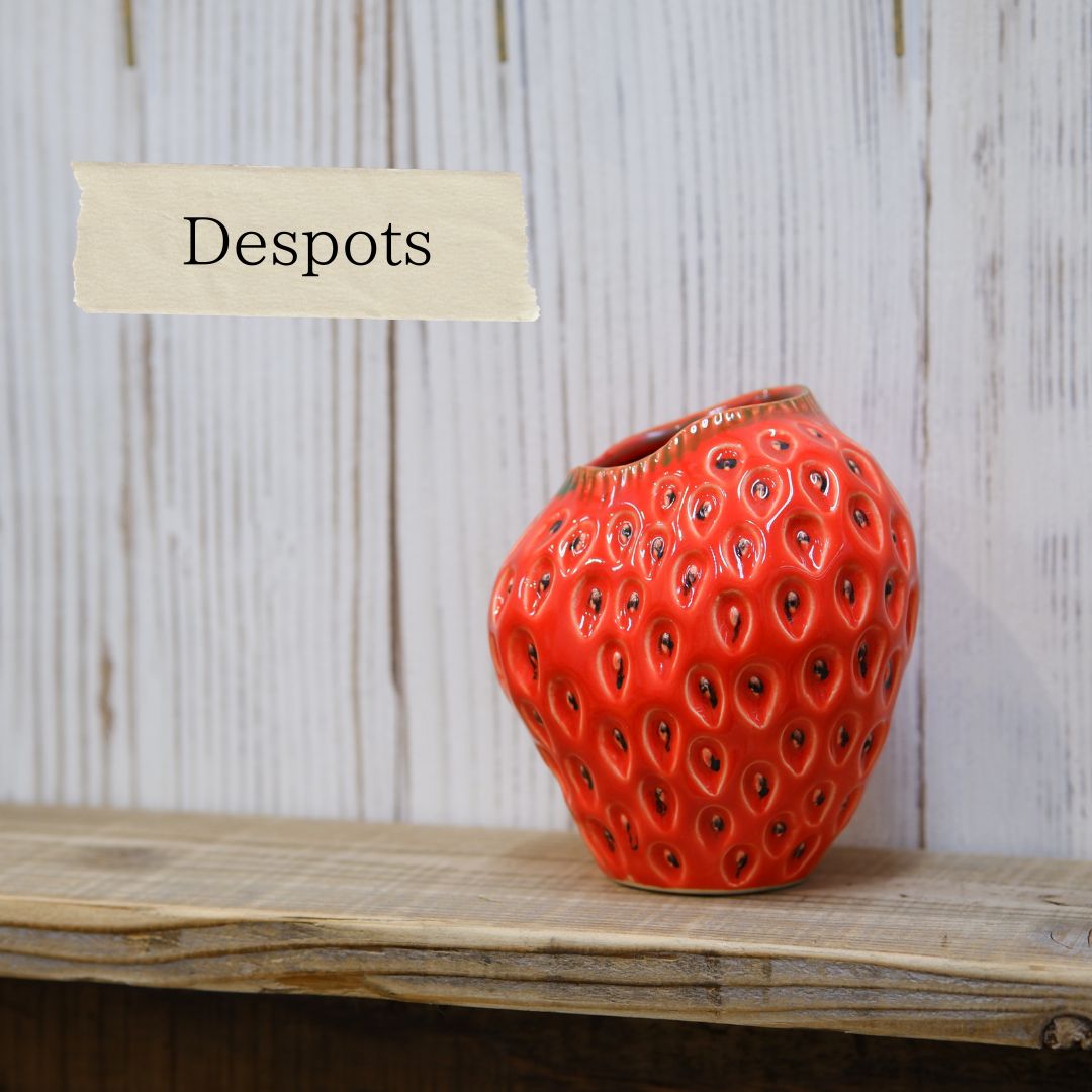 Des Potsフラワーベース（花瓶）通販 Strawberry (M) レッド｜FLOWER