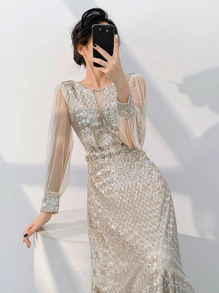 ロングドレス ピアノ発表会