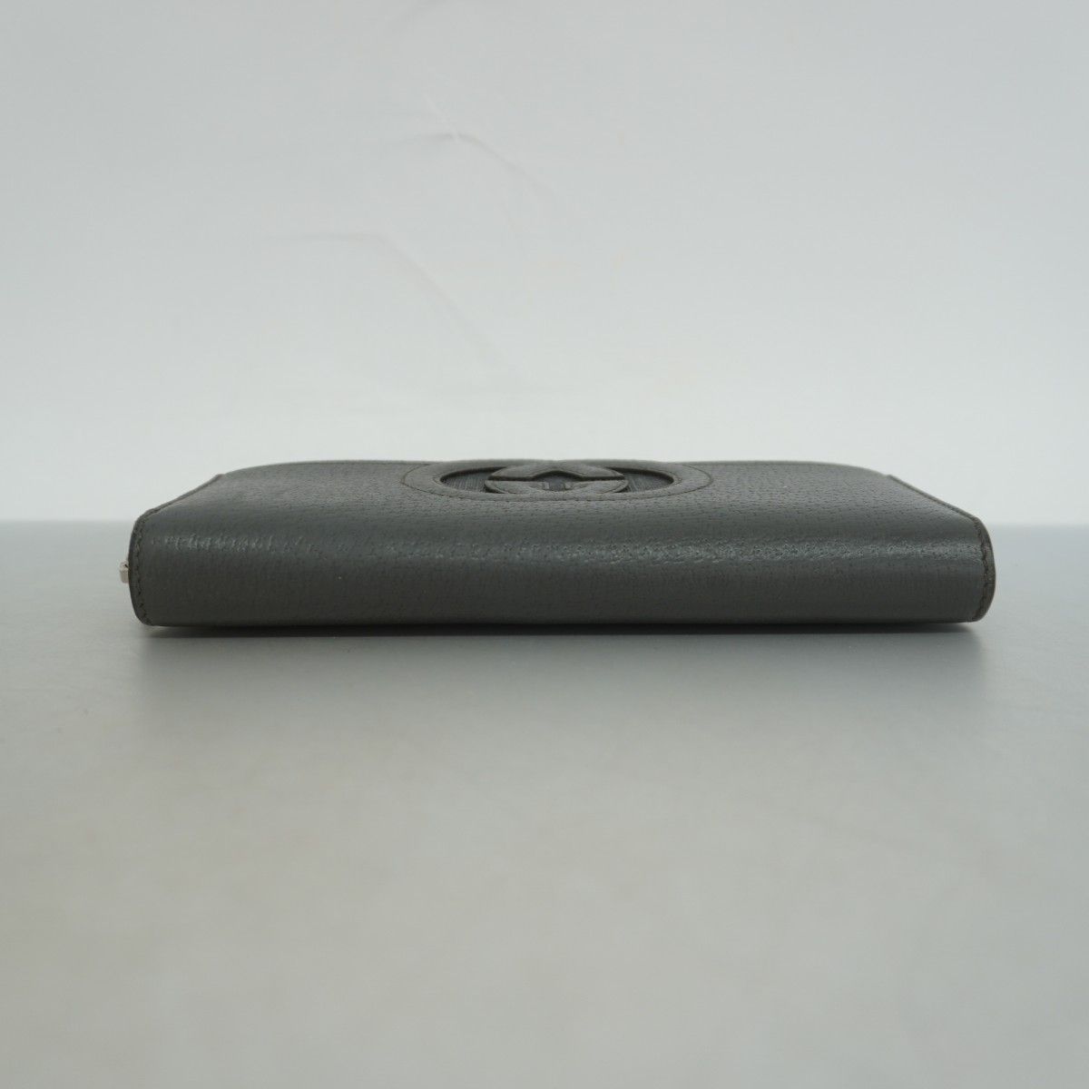 グッチ 長財布 GGスプリーム シルバー金具 PVC レザー ボルドー