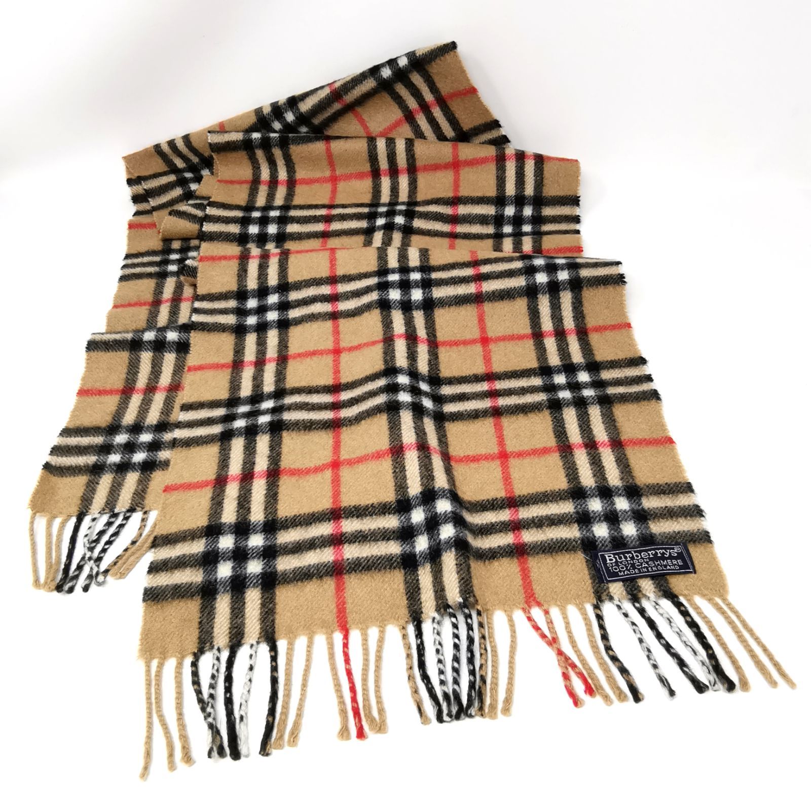 BURBERRY ノバチェック カシミア マフラー ベージュ 管理番号ARCKO60