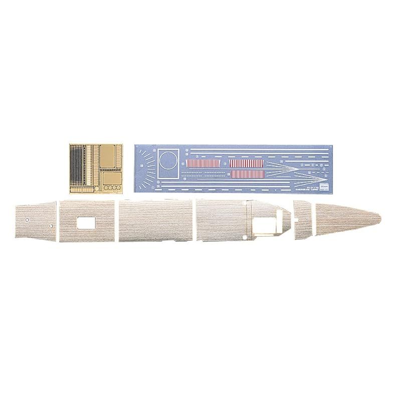ハセガワ 1/700 日本海軍 航空母艦 赤城 三段甲板 用木製甲板