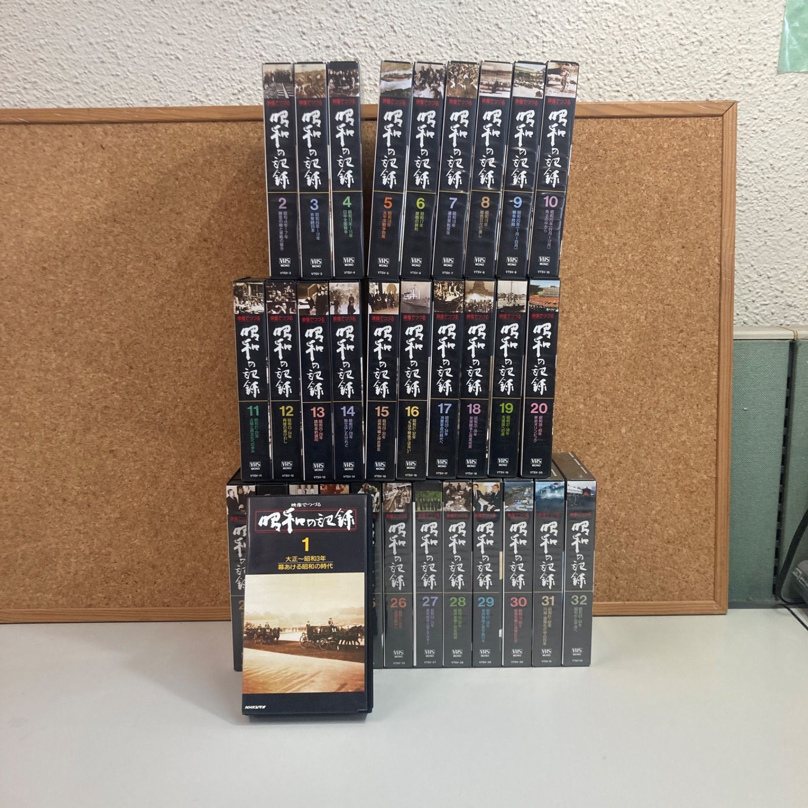 美品 VHS NHKビデオ 映像でつづる昭和の記録 昭和 近代史 歴史