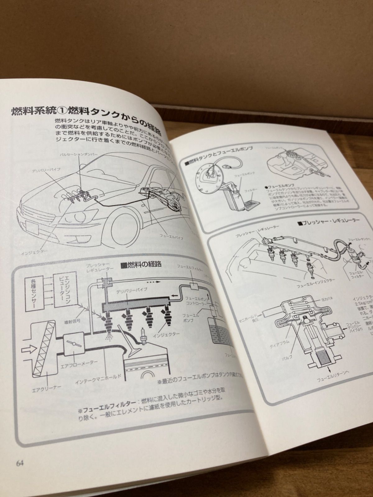 【古本】クルマのメカ&仕組み図鑑　細川武志著