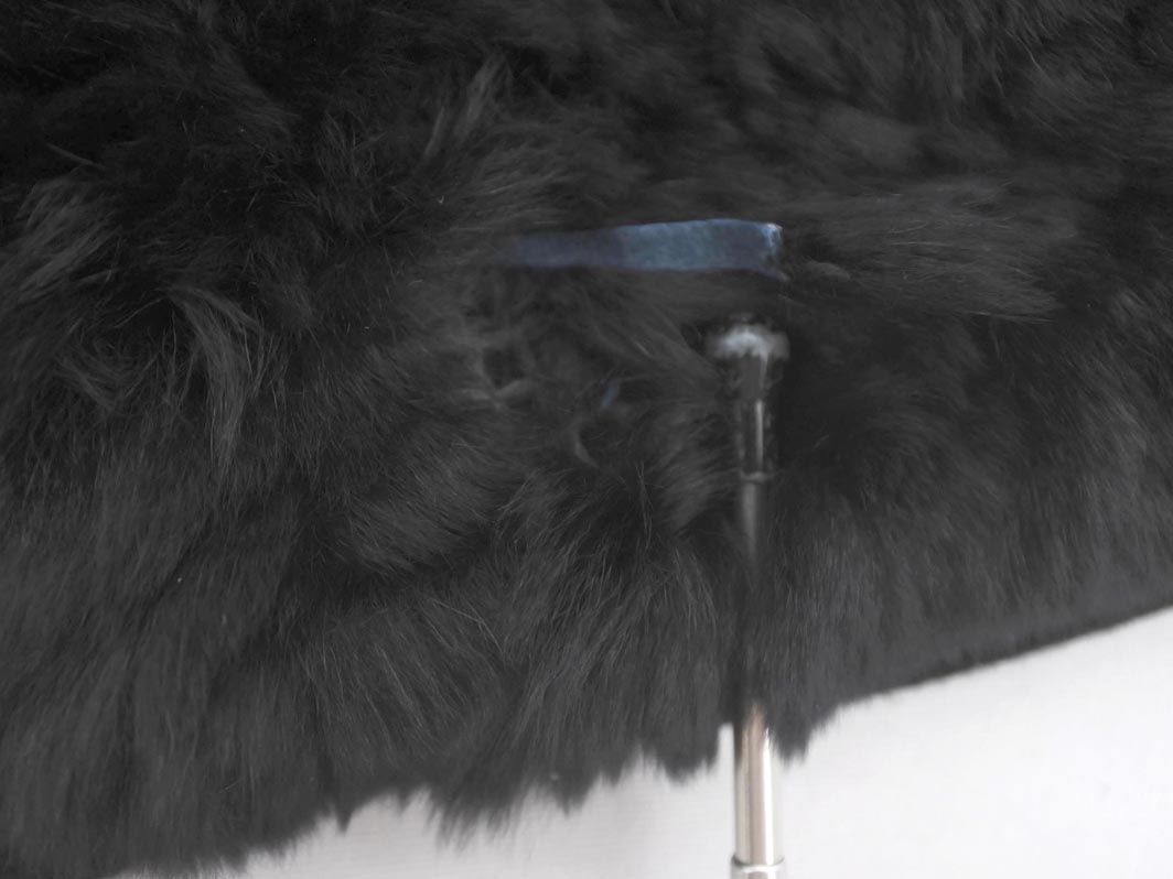 theory luxe セオリーリュクス ラビットファー切替 フード ベスト