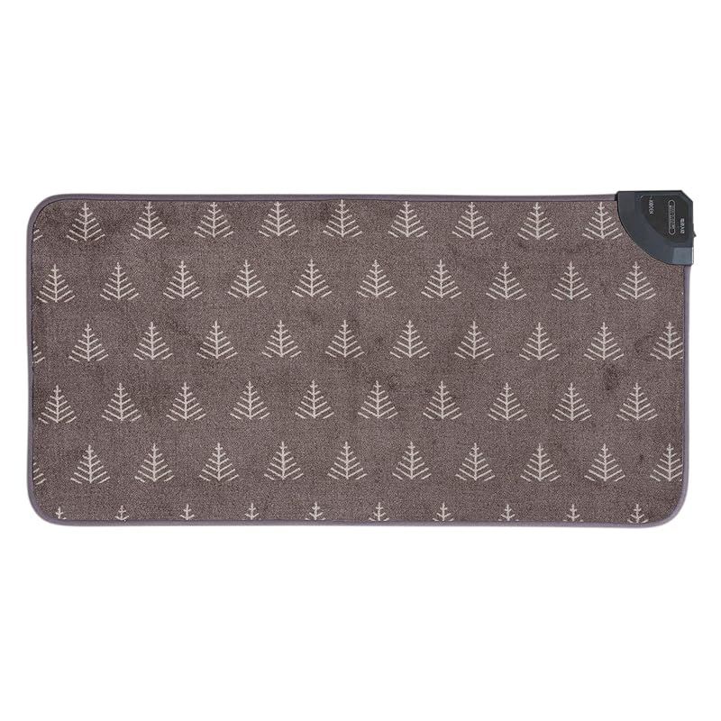 広電 KODEN ホットマット 電気マット 80×40cm 長方形 フランネル ツリー柄 正方形 簡単スイッチ操作 節電 VWM803H-HK 1