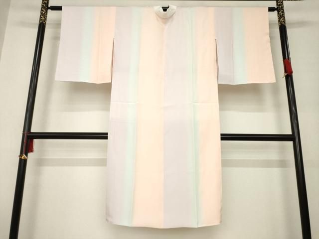 平和屋着物●長襦袢 袷 間道 暈し染め 正絹 AABC1946ck