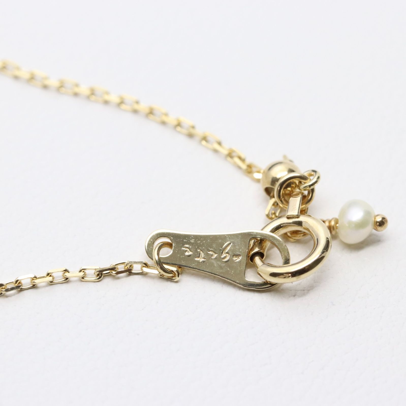 美品 アガット ブレスレット K10 バングル 透かし柄/24-1454 - メルカリ