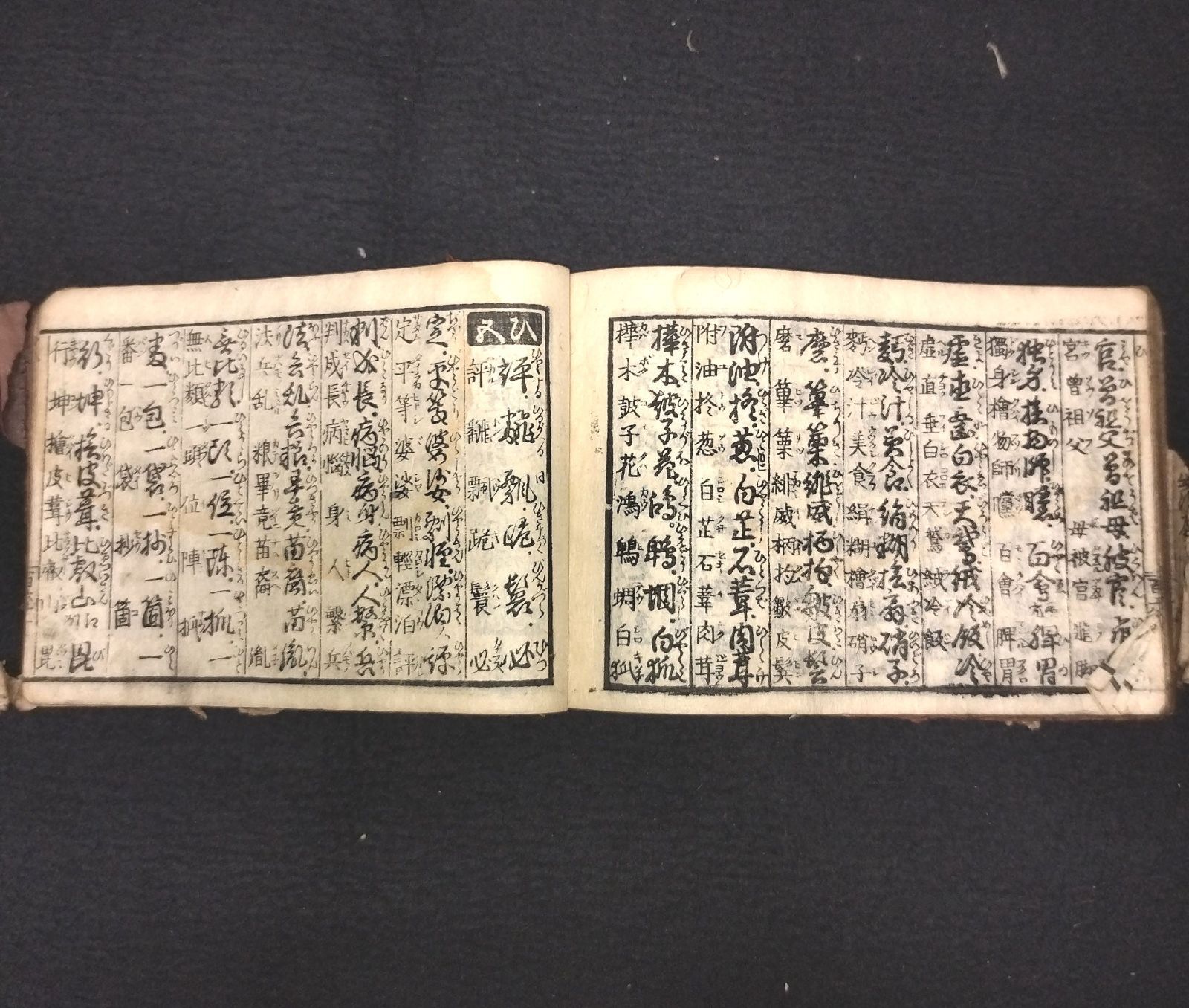 8223 古い和本 万倍加増 長半仮名引節用集 漢字 かな古書 古文書 江戸時代 8223 古い和本 万倍加増 長半仮名引節用集 漢字 かな古書