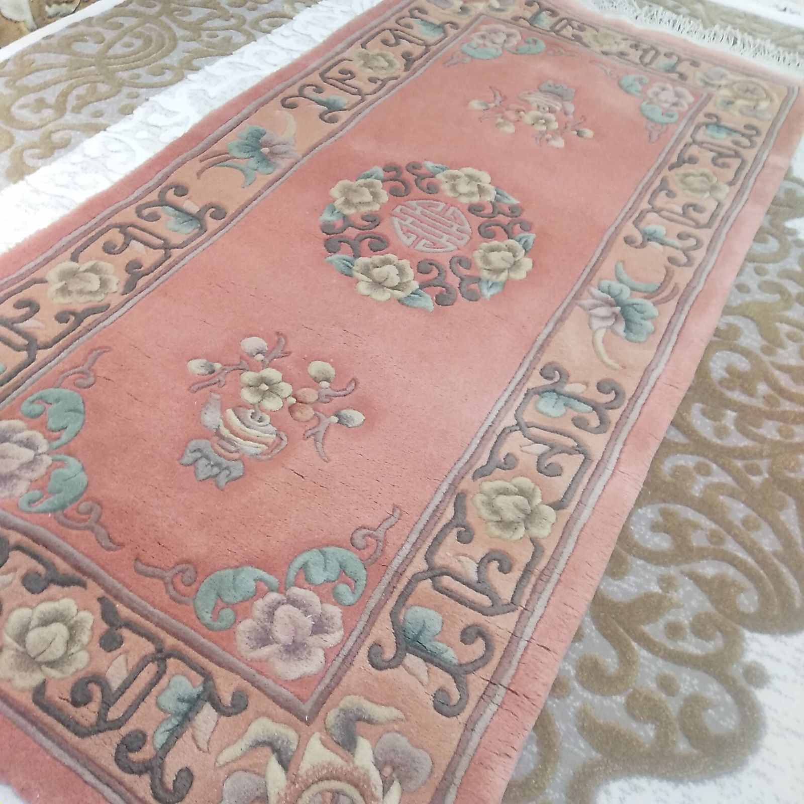 手織り ウール段通