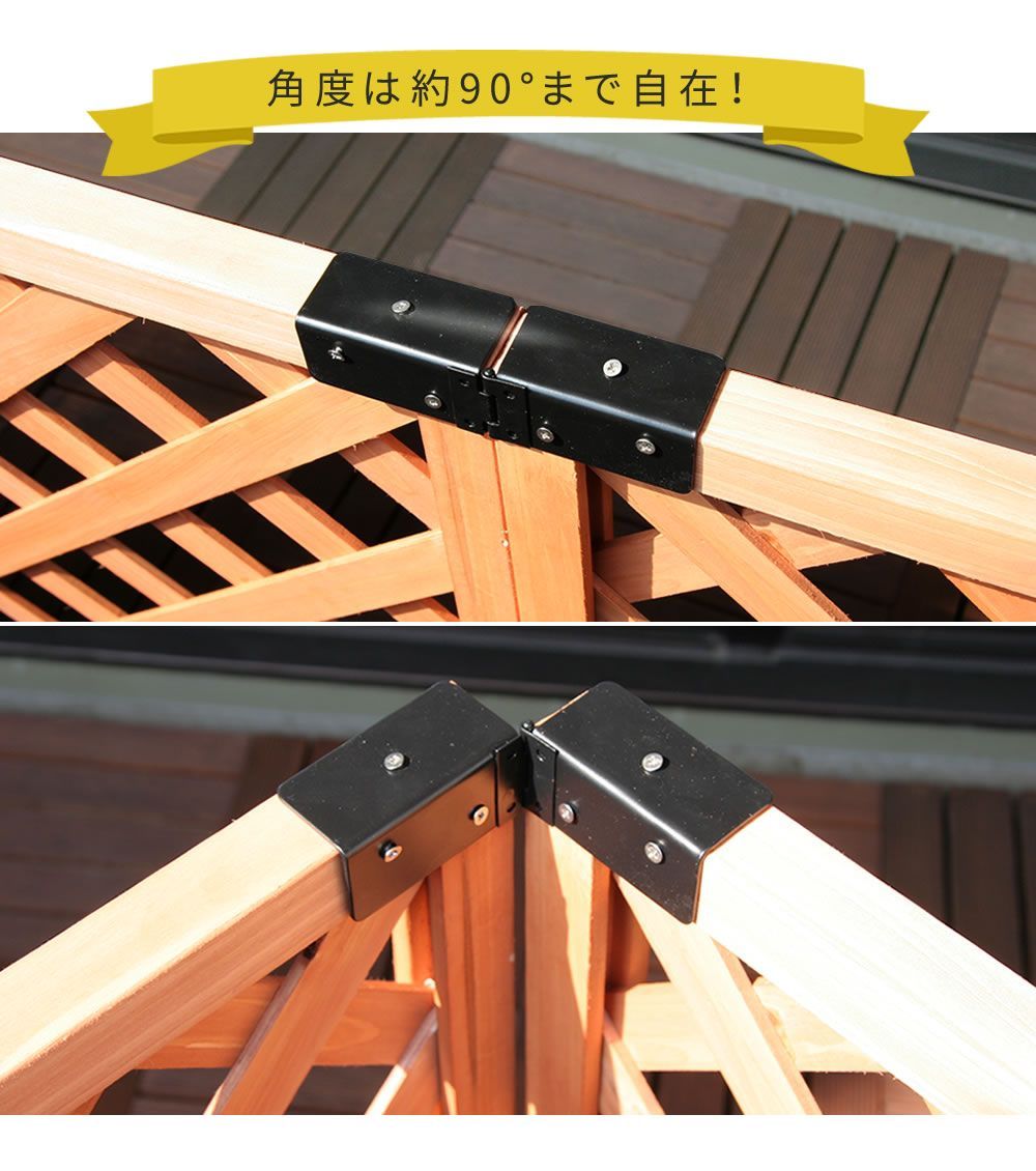 フェンス用コーナー連結金具