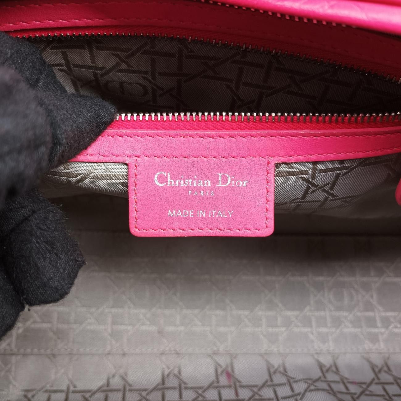 Diorレディディオールピンクラムスキン16-BO-0154