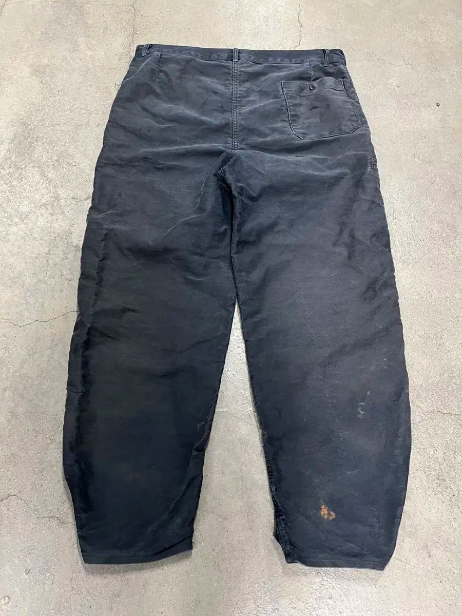 パンツ 50s euro vintage black moleskin pants Vintage / Used / 50's France / black moleskin pants