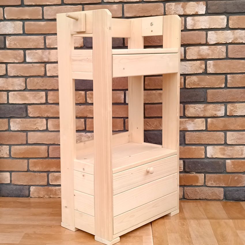 優しいナチュラル色 スーパーマルチ収納ラック