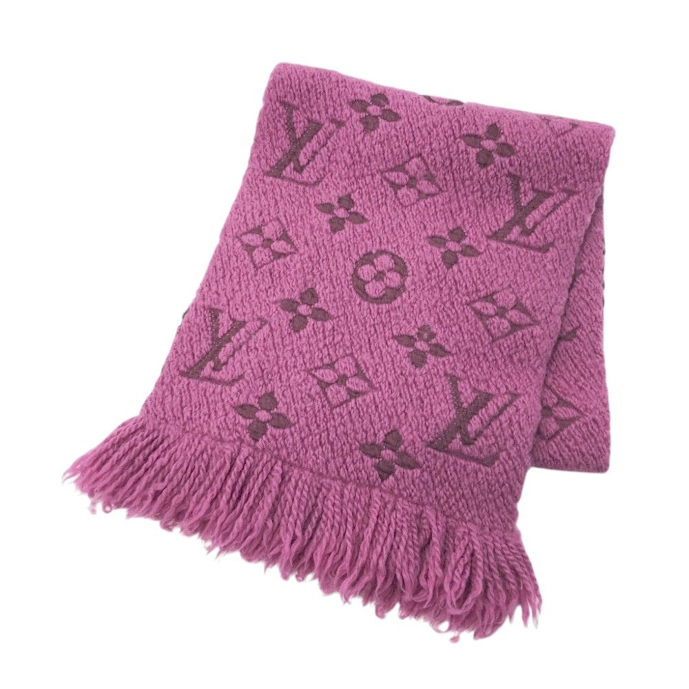 LOUIS VUITTON ルイ ヴィトン M70461 マフラー エシャルプロゴマニア モノグラム ピンク系 240001957378