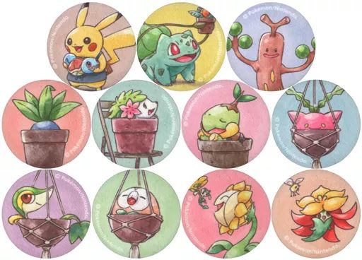 【中古】バッジ・ピンズ 全11種セット 「ポケットモンスター くるみバッジコレクション Pokemon Grassy Gardening」 ポケモンセンター限定