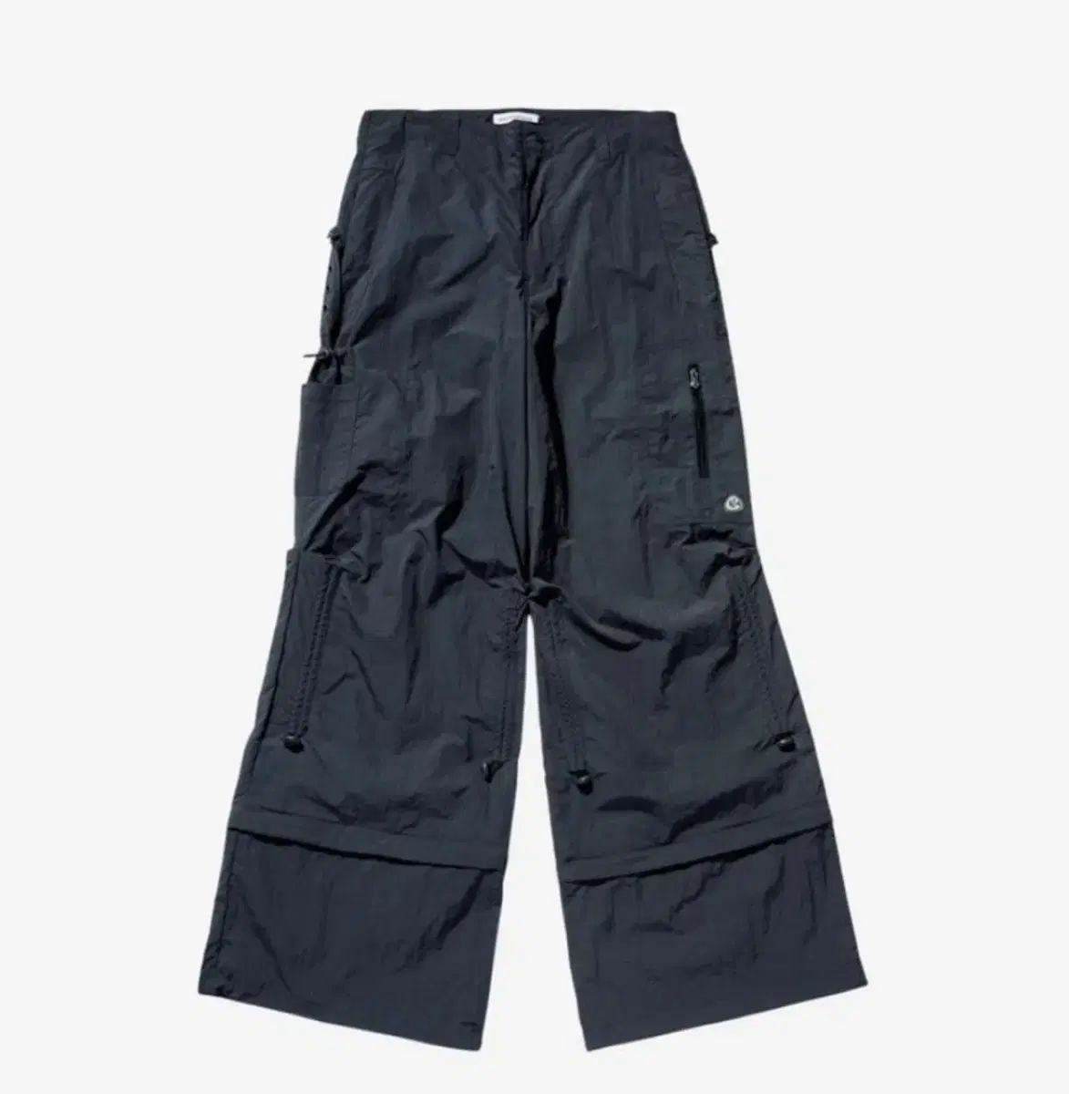 こいせいお レース シャーリング パンツ グレー 1 サイズ