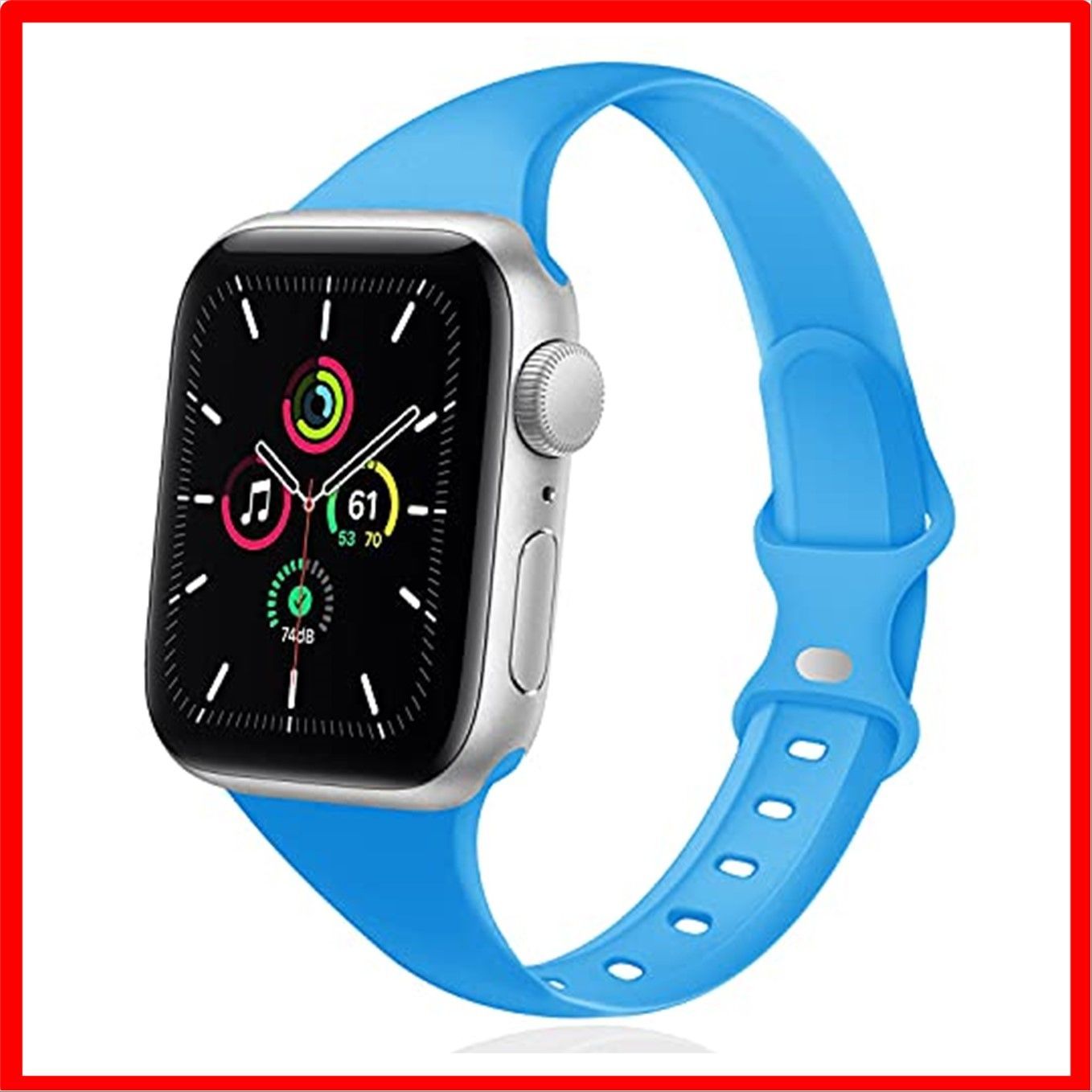 SALE／55%OFF】 Apple Watch用バンド ブルー45mm 44mm 42mm