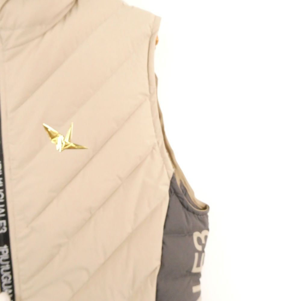 今なら送料。 1PIU1UGUALE3 ウノピュウノウグァーレトレ 113 GOLF DOWN VEST GSB072-POE523 ダウンベスト col|size 25|III ポリエステル 他 ゴルフ フーディ レディース AY6953A90