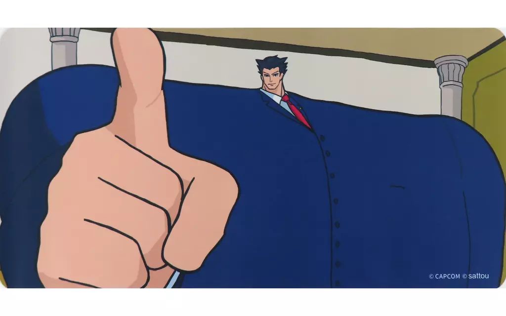 カプくじ sattou×逆転裁判 成歩堂龍一 御剣怜侍 A賞 デスクマット カプくじ sattou×逆転裁判 成歩堂龍一 御剣怜侍 A賞 デスク