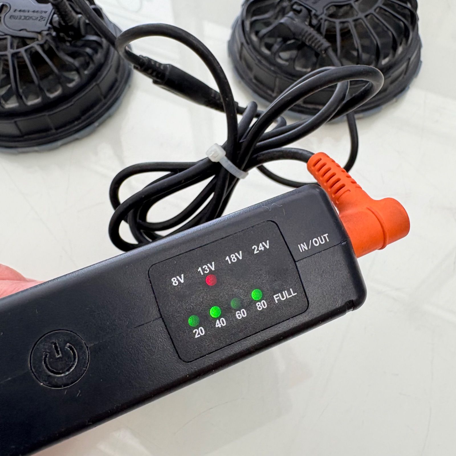 BURTLE バートル ファン バッテリー 24V アダプタ セット BURTLE