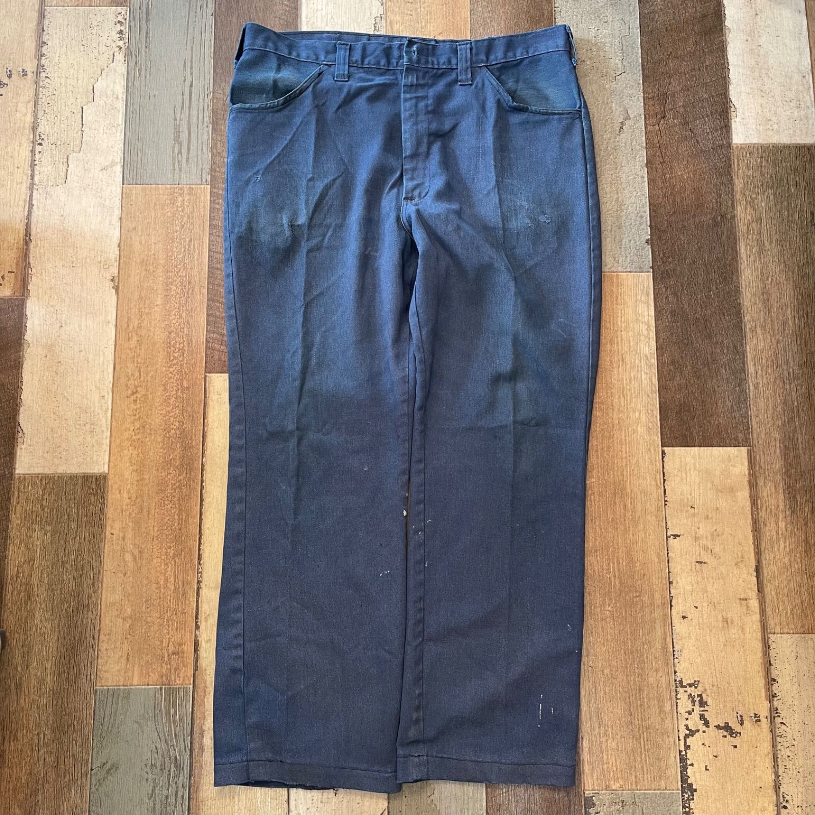 80s dickies ダメージドワークパンツ チビタグ TALON - メルカリ