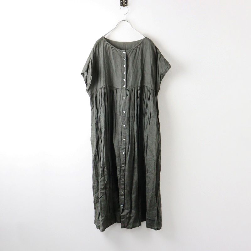 nest Robe リネンフレアスリーブ2wayドレス リネンフレアスリーブ2wayドレス new color｜nest Robe