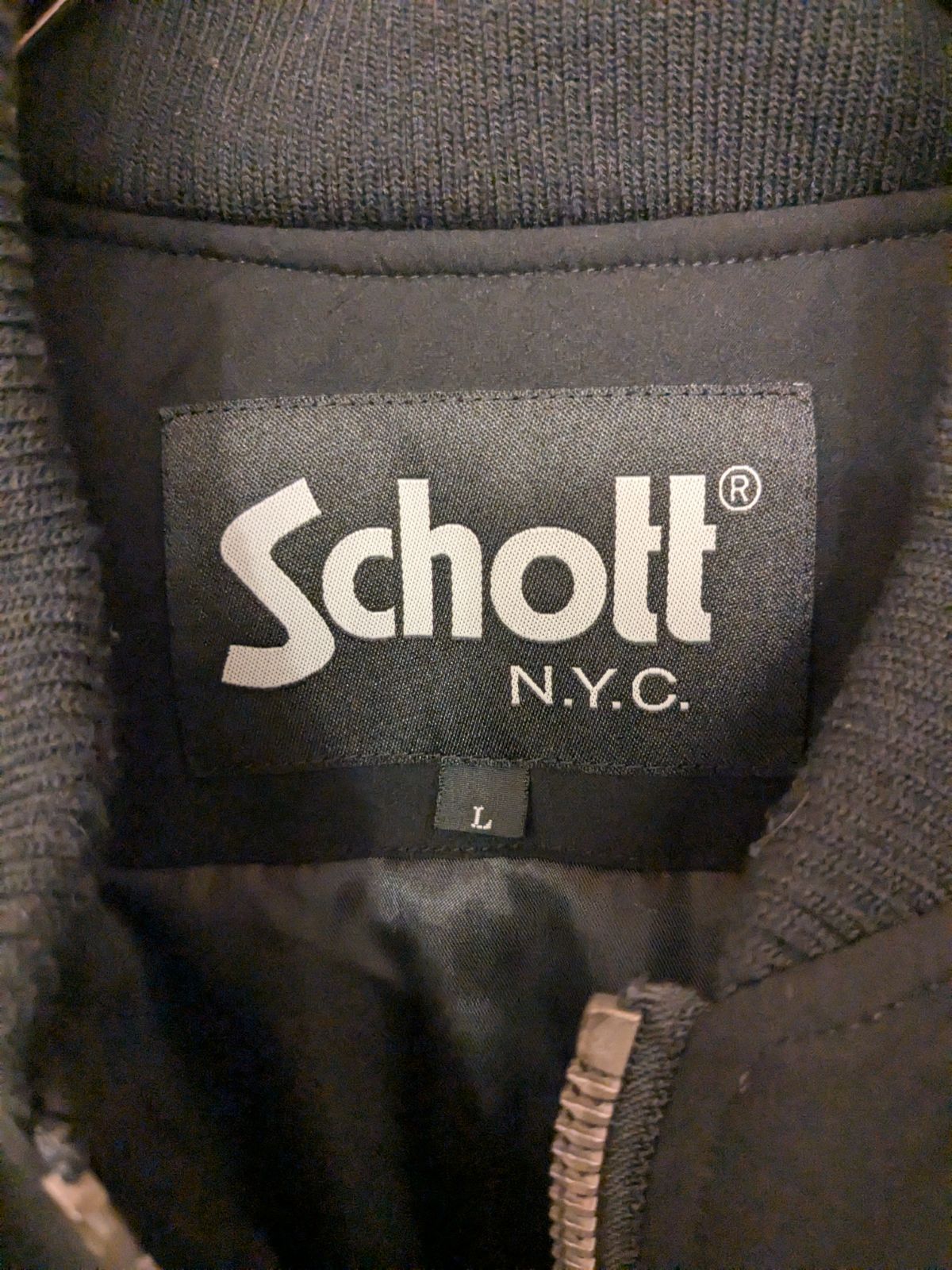 ショット Schott Bros パディングジャケット メンズ L 古着
