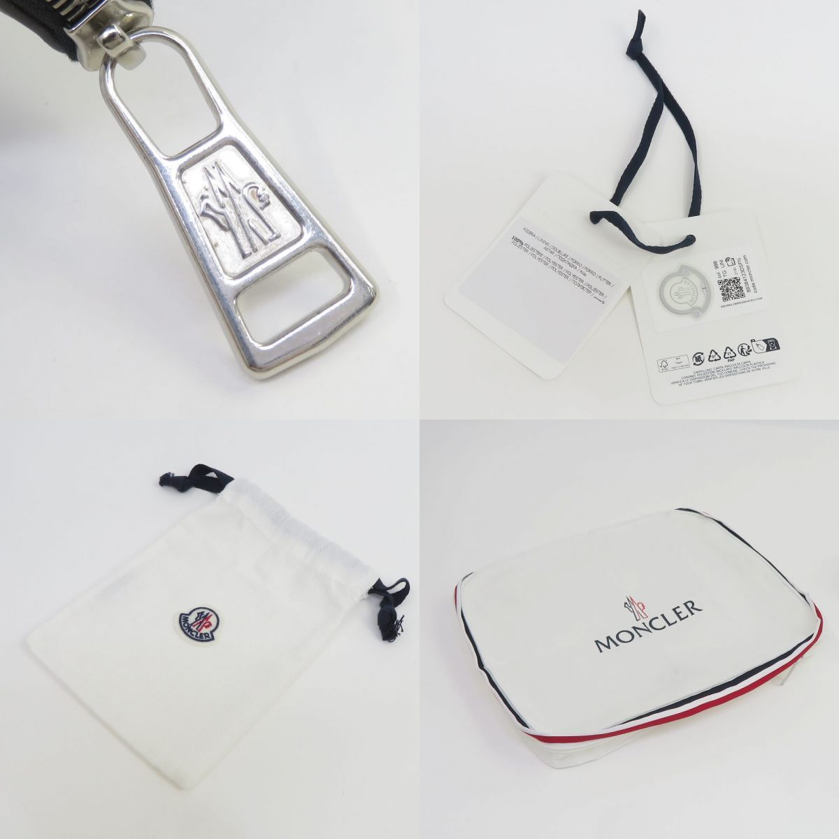 【未使用級】MONCLER ケース カードケース 財布 ブラック ロゴ 未使用級】MONCLER ケース カードケース 財布 ブラック ロゴ 未使用級