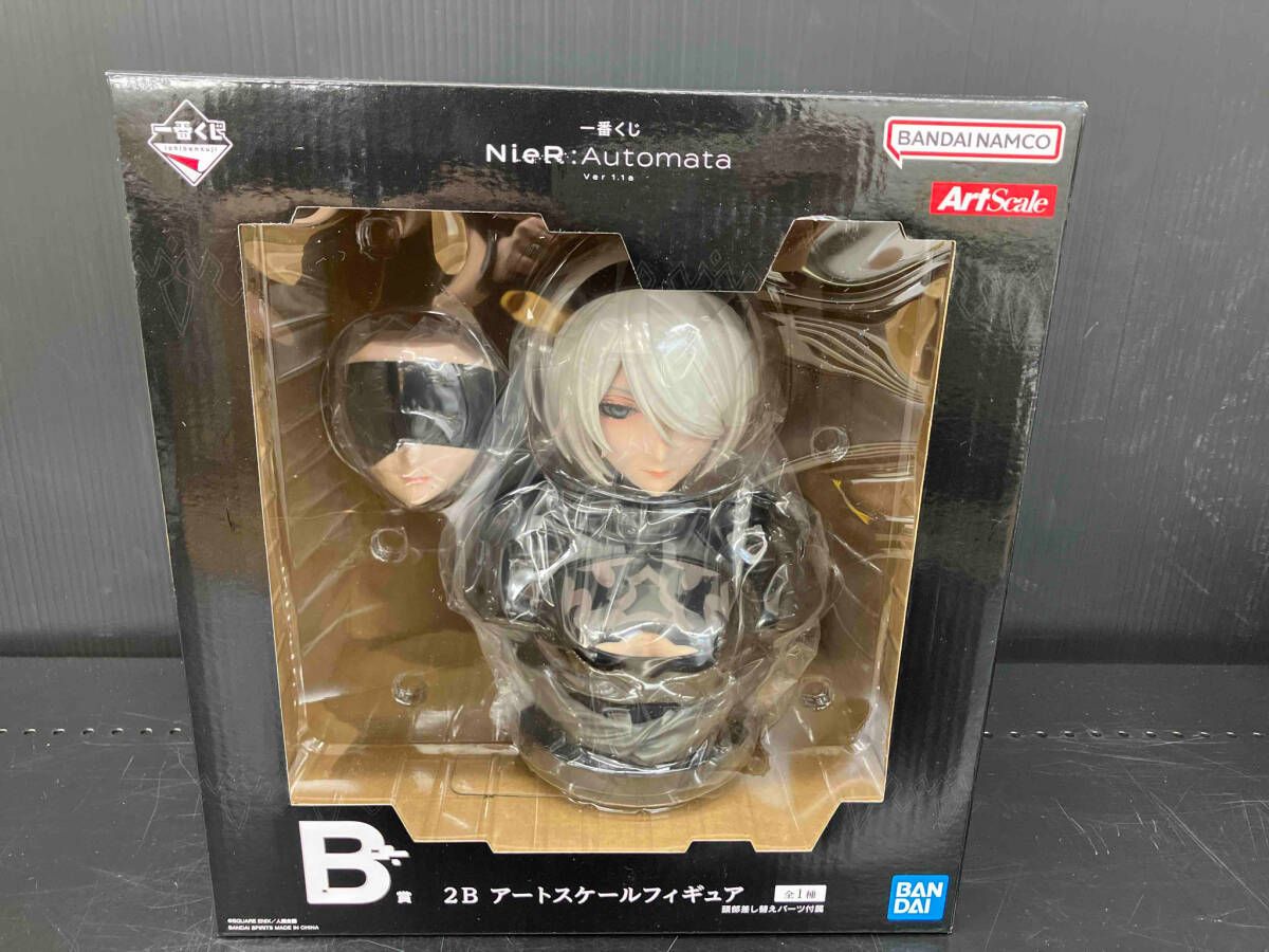 美品 未使用品 未開封品 B賞 2B アートスケールフィギュア 一番くじ NieR:Automata Ver1.1a NieR:Automata