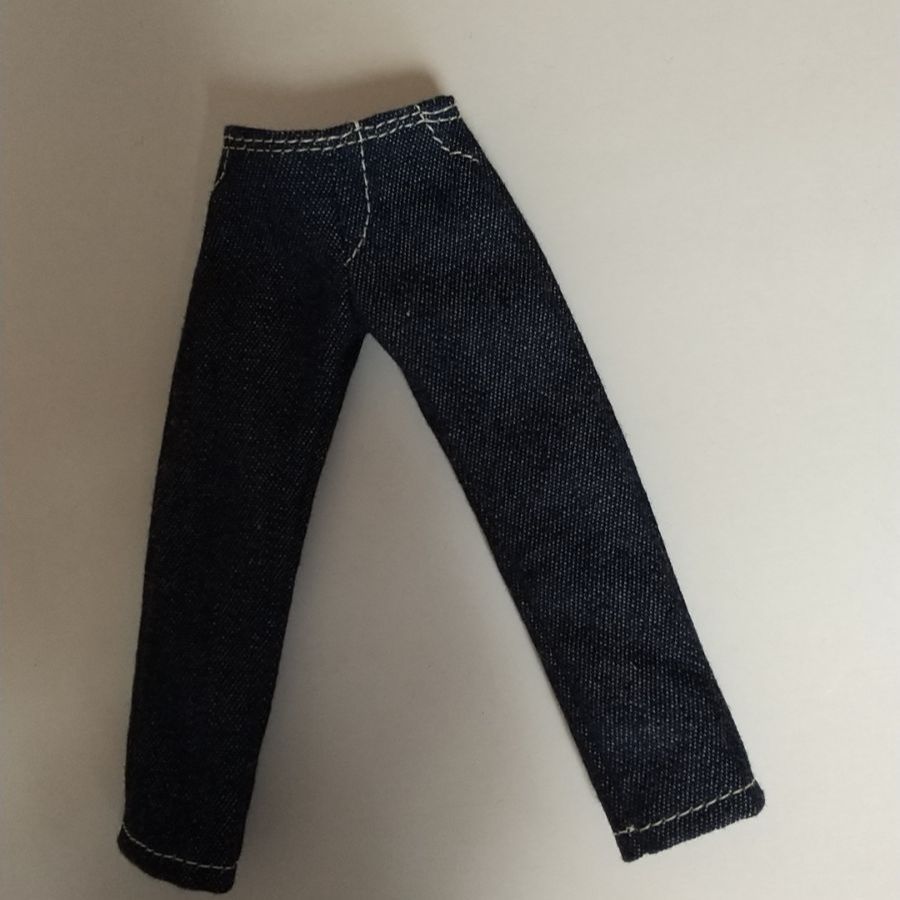 No.76 ハンドメイド リカちゃんのデニムパンツセット - メルカリ