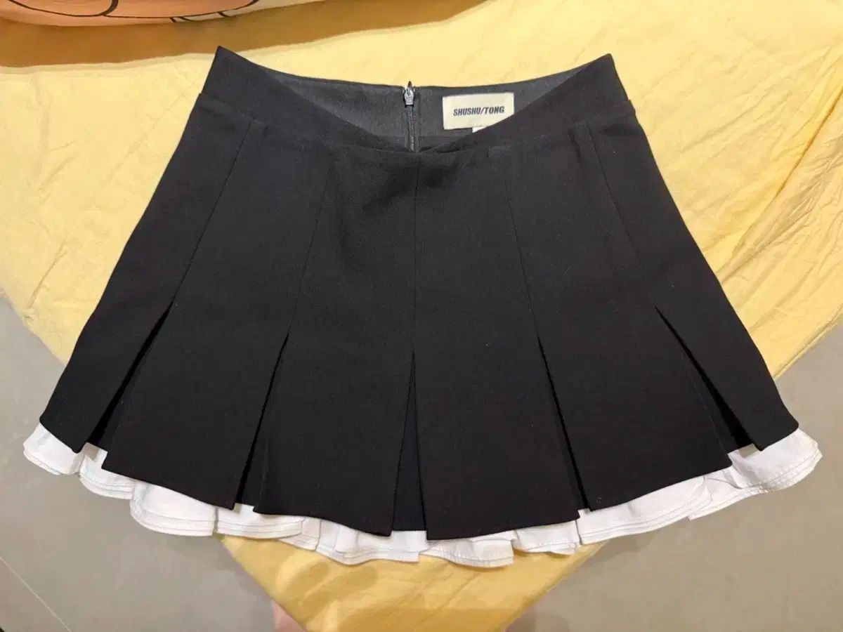 シュシュ 통 レイヤード フリル プリーツ スカート 6size