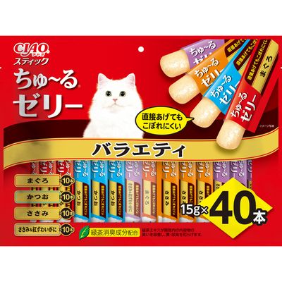 同梱不可 8個セット いなば CIAOスティックバラエティ15g×40本