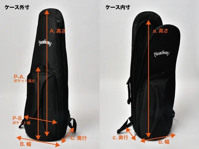 ヘッドウェイ ウクレレケース