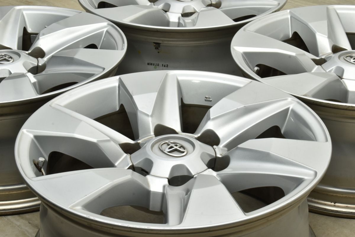 交換用に トヨタ 150 ランドクルーザー プラド 純正 17in 7.5J 25 PCD139.7 4本セット ハイラックス サーフ ハイエース レジアスエース