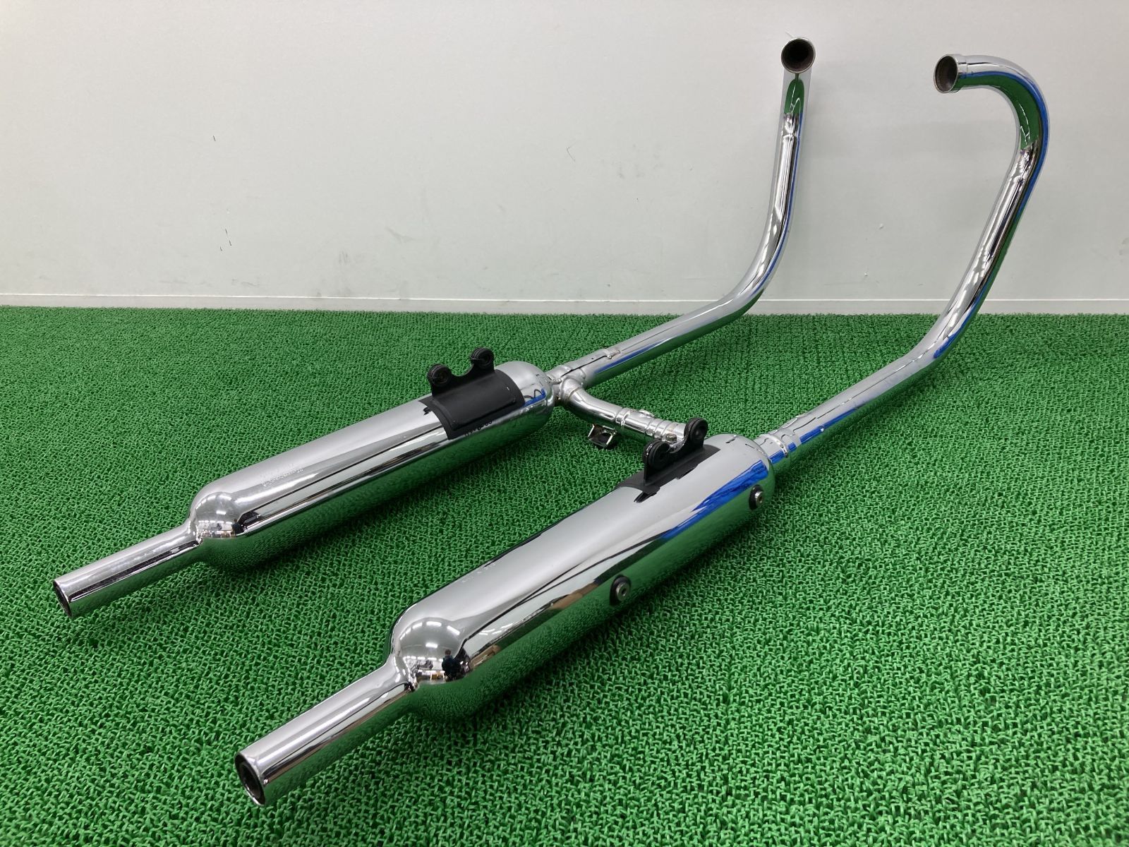 W800 マフラー K616 カワサキ 純正 バイク 部品 EJ800A フルエキ ダブハチ コケキズ無し 車検 Genuine