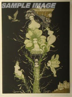 山下清澄「Nymphe-1」アクアチント 1975年作 直筆サイン入り 額縁入り 山下清澄「Nymphe-1」アクアチント 1975年作 直筆サイン入り