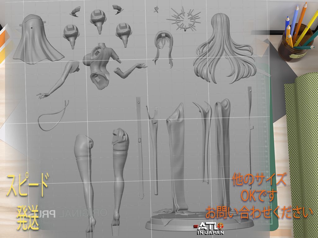 ガレージキット 1/7 アズール インプラカブル 未塗装未組立 ガレージキット 1/7 アズール インプラカブル 未塗装未組立 在庫
