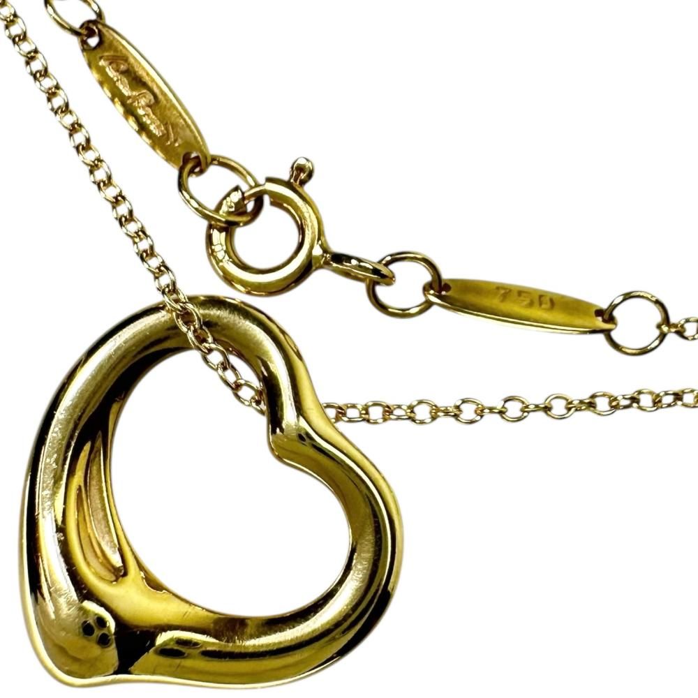 ティファニー TIFFANY&Co. 750 オープンリーフ ネックレス K18 楽天市場】ティファニー オープンリーフ ネックレス 18金 K18