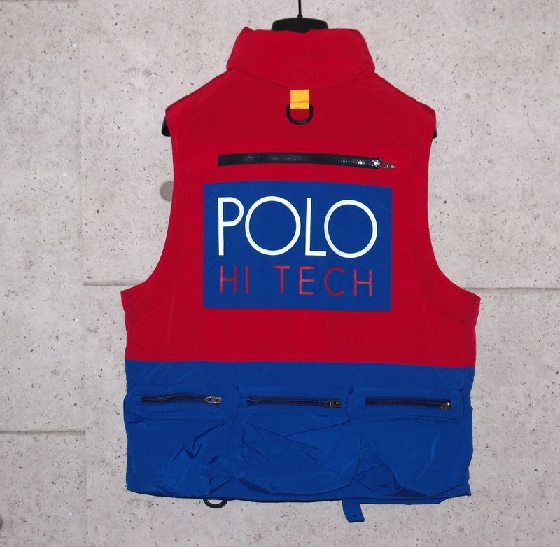 POLO RALPHLAUREN HI TECH ベスト ポロラルフローレン POLO RALPH LAUREN HI TECH VEST-LINED-VEST RED MULTI 18HO-I