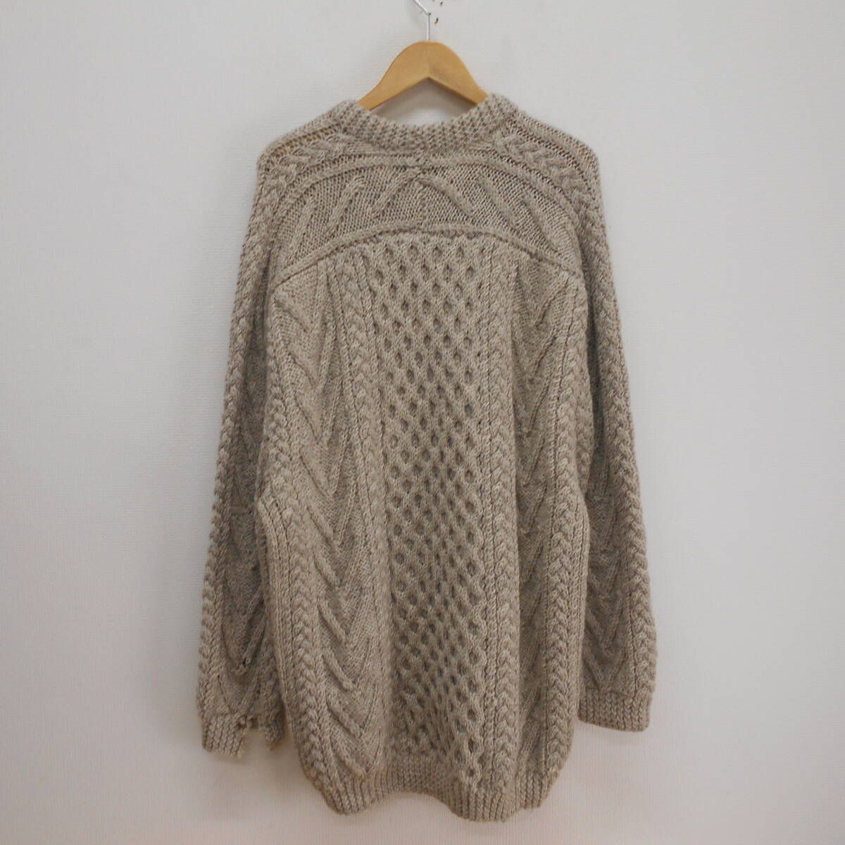 Quills Woollen Market フィッシャーマン アランセーター ハンドニット 