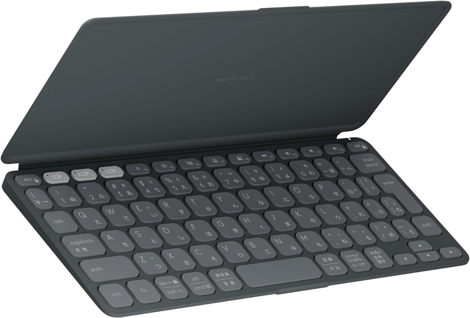 【Amazon.co.jp限定】 ロジクール KEYS TO GO 2 ワイヤレス キーボード iK1043GRUd 薄型 軽量 222g Bluetooth ワイヤレスキーボード 無線 Easy-Switch 日本語配列 電池寿命36ケ月 Windows