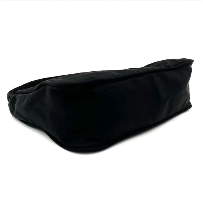 ✨美品✨PRADA アクセサリーポーチ 三角ロゴ ナイロン 白タグ ブラック